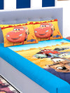 Disney Piston Cups Cars Cotton Double  Bedsheet Set- King Size-DIS-03-174-D