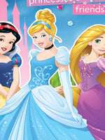 Disney Princess Believe In Friendship Cotton Double Bedsheet Set- King Size-DIS-03-177-D