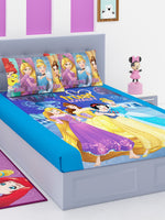 Athom Living Disney Frozen Make Your Own Magic Pink Cotton Double Bedsheet Set- King Size-DIS-03-178-D