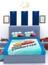 Disney Max Thorttle Cars Cotton Double Bedsheet Set- King Size-DIS-03-217-D