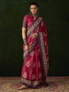 Saree Mall Women's Dola  Pink Printed Designer Saree With Blouse Piece-DOLA184F