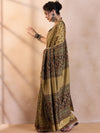 Saree Mall Women's Dola  Beige Printed Designer Saree With Blouse Piece-DOLA202C