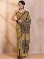 Saree Mall Women's Dola  Beige Printed Designer Saree With Blouse Piece-DOLA202C