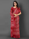 Saree Mall Women's Dola  Maroon Printed Designer Saree With Blouse Piece-DOLALX04G