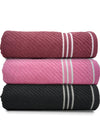 Athom Living Diagonal Stripe Terry Towel Pack of 3-DST-ACF