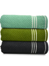 Athom Living Diagonal Stripe Terry Towel Pack of 3-DST-AEH