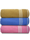 Athom Living Diagonal Stripe Terry Towel Pack of 3-DST-CDG