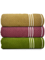 Athom Living Diagonal Stripe Terry Towel Pack of 3-DST-EFG