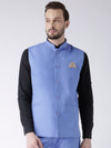 Hangup Men Standard Solid Men's Indian Wear-DarkBlueBasket