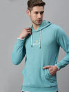 Men Solid Blue Sweatshirt-EX5079-Blue