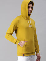 Men Printed Yellow Sweatshirt-EX5079-Yellow