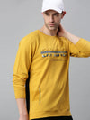 Men Solid Yellow Sweatshirt-FC1532-Yellow