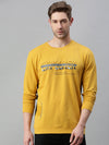 Men Solid Yellow Sweatshirt-FC1532-Yellow