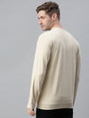 Men Printed Beige Sweatshirt-FC1573-Beige