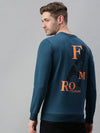 Men Graphic Blue Sweatshirt-FC1604-Blue