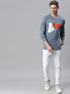 Men Graphic Blue Sweatshirt-FC1617-Blue