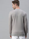 Men Printed Grey Sweatshirt-FC1617-Grey