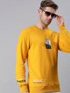 Men Graphic Yellow Sweatshirt-FC1622-Yellow