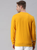 Men Graphic Yellow Sweatshirt-FC1622-Yellow