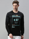 Men Printed Black Sweatshirt-FC1699-Black