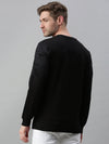 Men Printed Black Sweatshirt-FC1699-Black