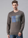 Men Printed Grey Sweatshirt-FC1723-Grey