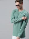 Men Printed Green Sweatshirt-FC1745-Green