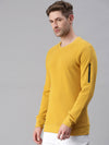 Men Printed Yellow Sweatshirt-FC1745-Yellow