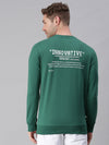 Men Printed Green Sweatshirt-FC1756-Green