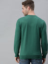 Men Printed Green Sweatshirt-FC1766-Green