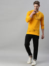 Men Printed Yellow Sweatshirt-FC2009-Yellow