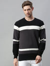 Men Printed Black Sweatshirt-FC2114-Blackgrey