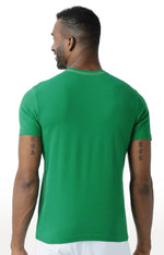 Huetrap Green Mens Short Sleeve Graphic Printed Tshirt-HT17MKGRAGRE00254