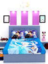 Athom Living Disney Frozen Make Your Own Magic Cotton Double Bedsheet Set- King Size-FRZ-03-203-D