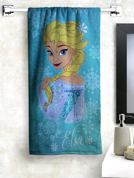 Athom Living Disney  Frozen Bath Towel 350 GSM 60x120 cms-FRZ-06-7-815H