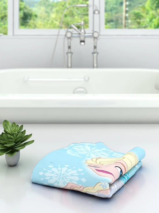 Athom Living Disney  Frozen Bath Towel 350 GSM 60x120 cms-FRZ-06-7-815H