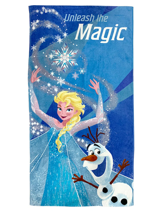 Athom Living Disney Frozen Kids Bath Towel 350 GSM 60x120 cm-FRZ-06-7-839H