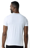 Huetrap White Mens Short Sleeve Graphic Printed Tshirt-HT16MKGRAWHT00271