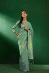 Suha Womens Fashion Ethnic Pista Green Color Sarees-MLSHWSA1250PSG0ONE