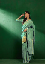 Suha Womens Fashion Ethnic Pista Green Color Sarees-MLSHWSA1250PSG0ONE