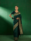 Suha Womens Fashion Ethnic Green Color Sarees-MLSHWSA1253GRN0ONE