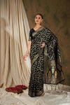 Suha Womens Fashion Ethnic Black Color Sarees-MLSHWSA1111BLK0ONE