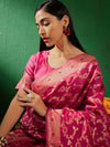 Suha Womens Fashion Ethnic Pink Color Sarees-MLSHWSA1246PNK0ONE