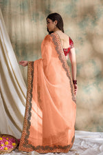 Suha Womens Fashion Ethnic Peach Color Sarees-MLSHWSA1597PCH0ONE