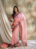 Suha Womens Fashion Ethnic Pink Color Sarees-MLSHWSA1598PNK0ONE