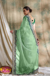 Suha Womens Fashion Ethnic Sea Green Color Sarees-MLSHWSA1600SGR0ONE