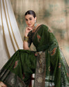 Suha Womens Fashion Ethnic Olive Color Sarees-MLSHWSA1611OLV0ONE