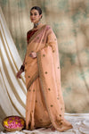 Suha Womens Fashion Ethnic Peach Color Sarees-MLSHWSA1614PCH0ONE