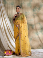 Suha Womens Fashion Ethnic Yellow Color Sarees-MLSHWSA1619YLW0ONE