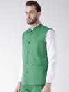 Hangup Men Standard Solid Men's Indian Wear-GreenBasket